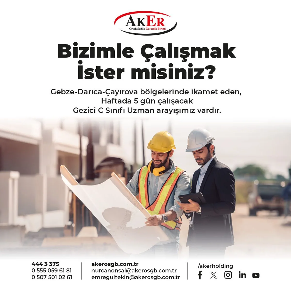 Bizimle Çalışmak İster misiniz?