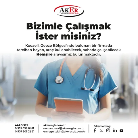 Bizimle Çalışmak İster misiniz?